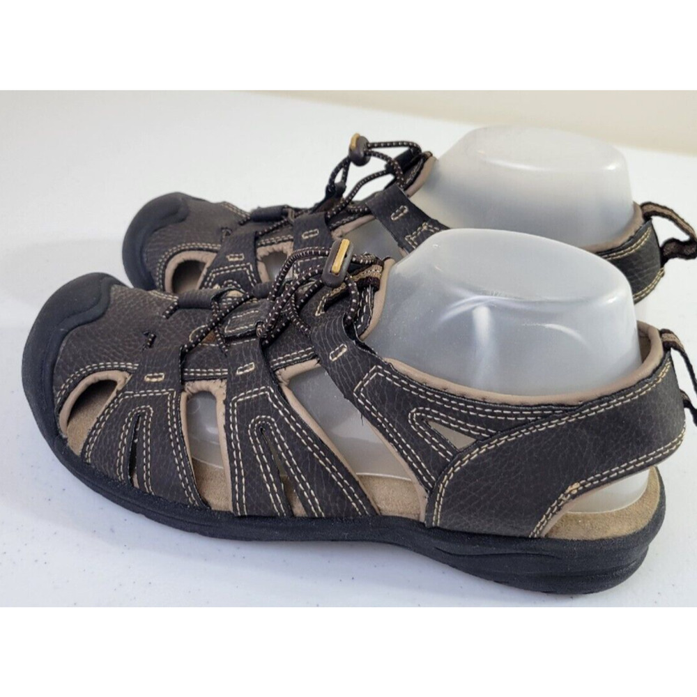 Northwest Mach 3 Brown Strappy Bungee Outdoor Trail Hiking Sandals Men's Size 8M